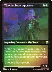 Viconia, Drow Apostate (Foil Etched) - Commander Legends: Battle for Baldur's Gate