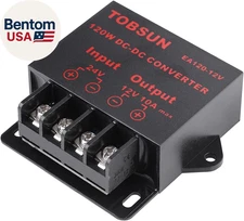 DC 24V to DC 12V 10A 120W Step down Buck Converter Voltage Regulator Reducer Pow