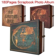 180-Pages Our Adventure Book Scrapbook Photo Album Scrapbook Album Memory Book
