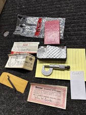 1 NEW Starrett No. 576R ROUND ANVIL.  MICROMETER. 0-1/2" OUTSIDE MIC. USA MADE