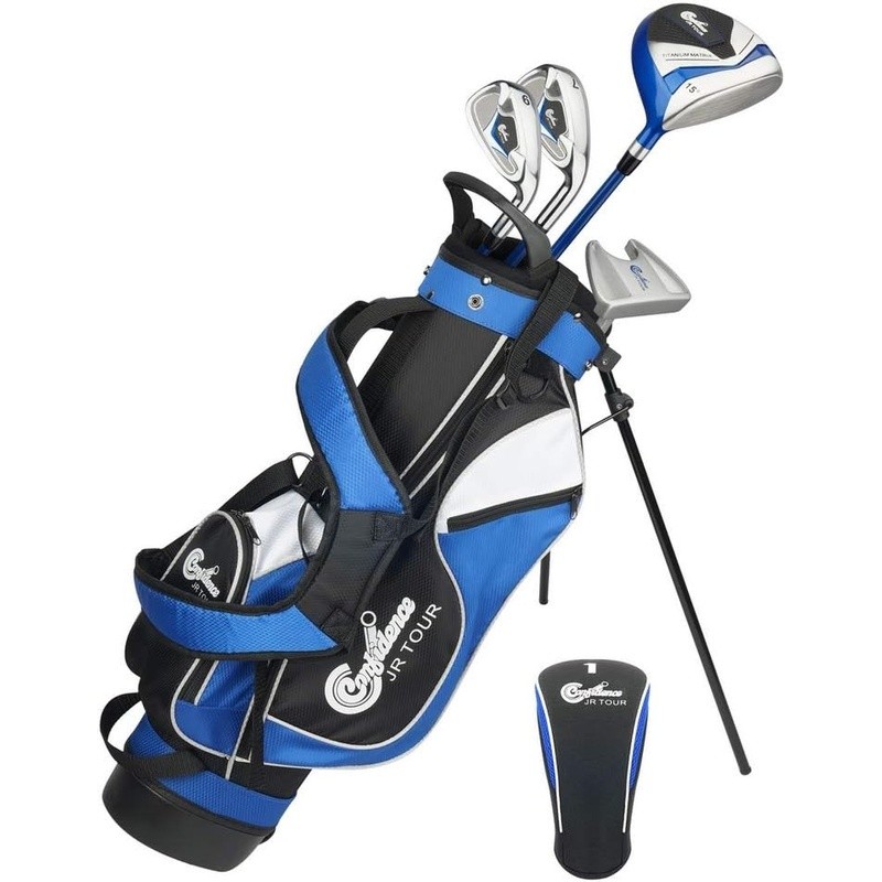 Club Set W/ Stand Bag Driver Irons Putter Kids Ages 4-6 Foot