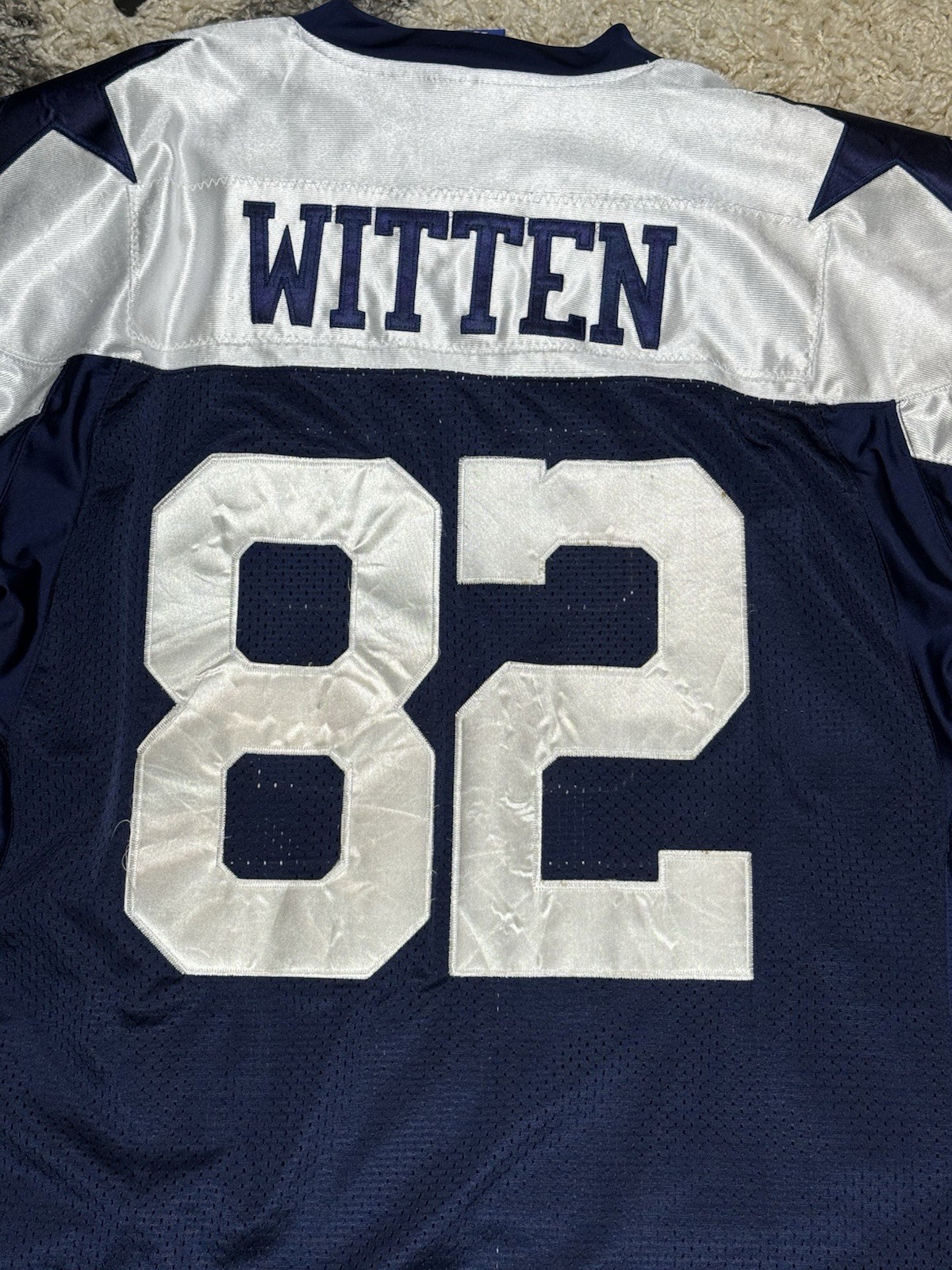 Reebok Dallas Cowboys Jason Witten #82 Vintage Throwback Collection Jersey Sz 52 thumbnail 7