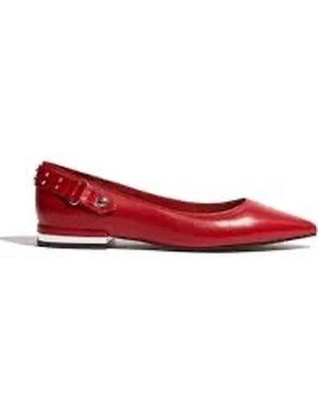 Women Karen Millen Heels Red Leather 39.5