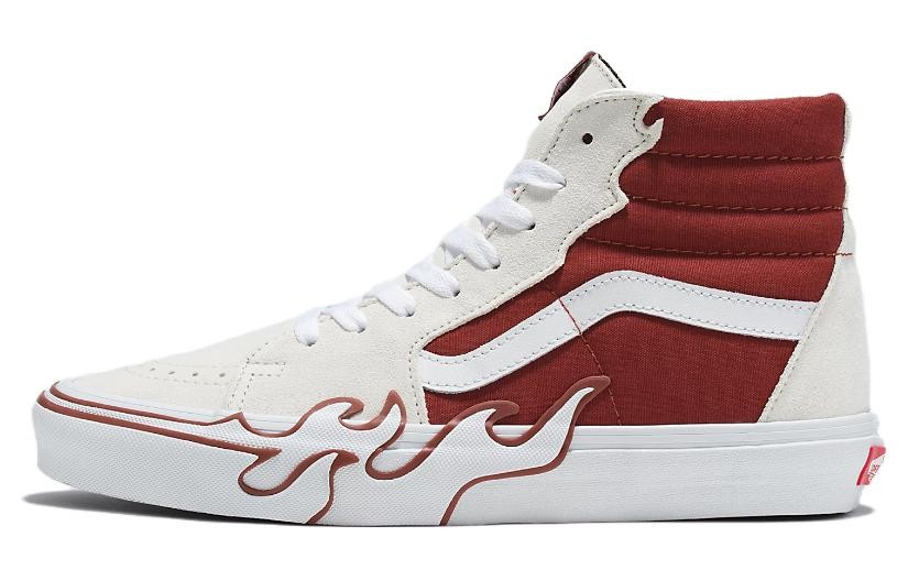 Vans SK8 Hi 'Flame White Tawny Port' - VN0005UJZHG Size 8.5
