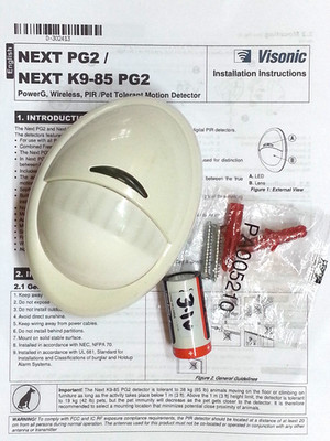 Visonic Next K9-85 Wireless Pet PIR Motion Sensor 868-0 (NOT 868-1) Ref: 1699