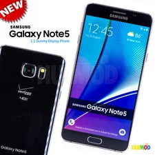 1:1 Black Samsung Galaxy NOTE 5 Dummy Cell Phone Display Prop Toy Non-Working