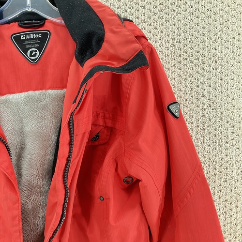 ZIPPER PROBLEMS Killtec Ski Snowboard Jacket Youth Size 14 Waterproof Windproof - Picture 8 of 24