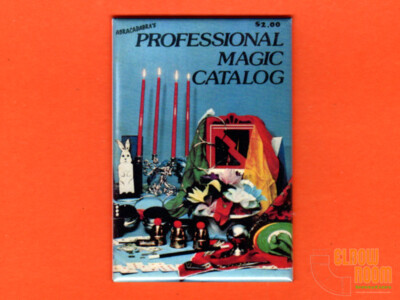 Abracadabra Professional Magic catalog cover 2x3'' fridge/locker magnet vintage