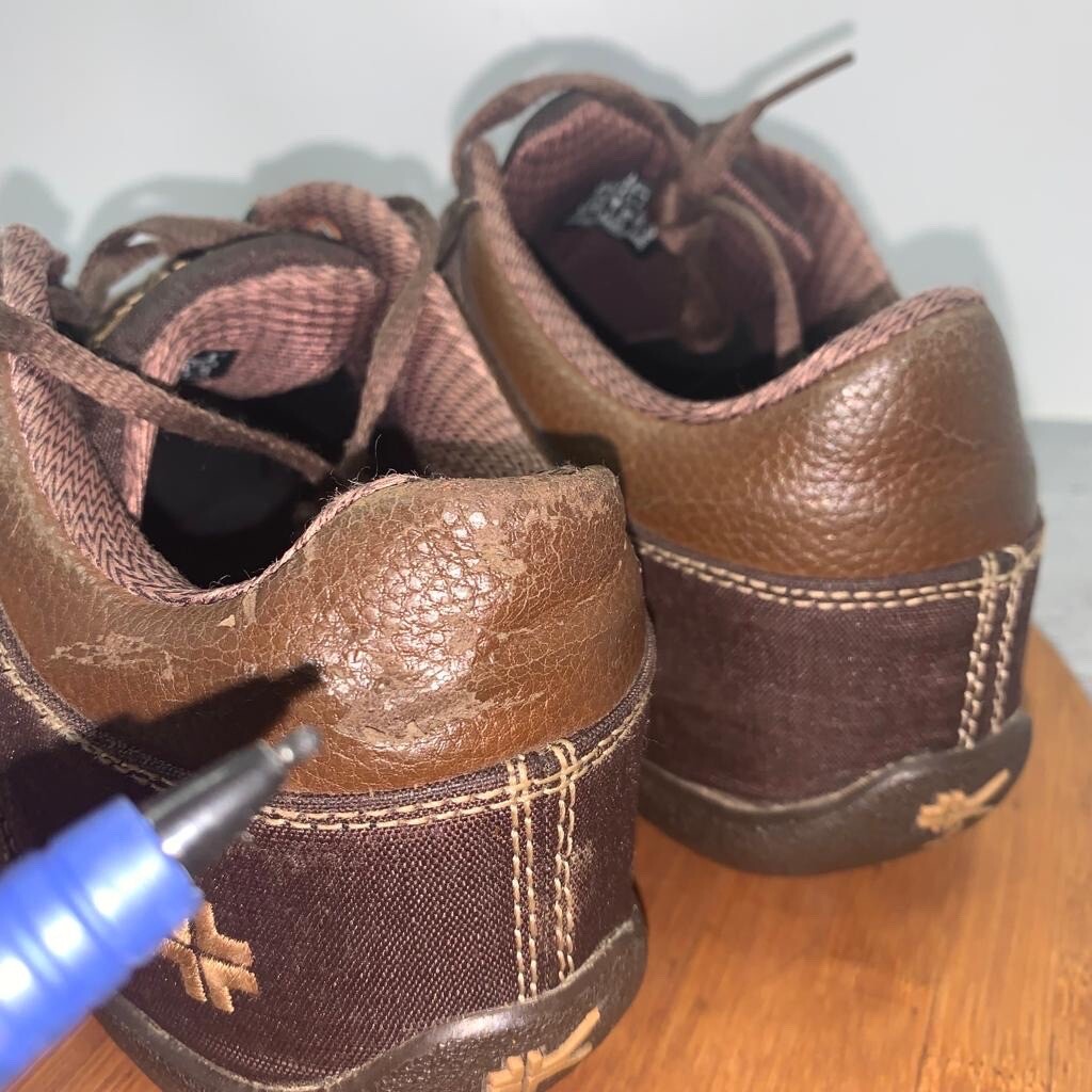 Kuru Mens Size 8.5 Trail Hiking Shoes Dark Brown Leather  display picture 3