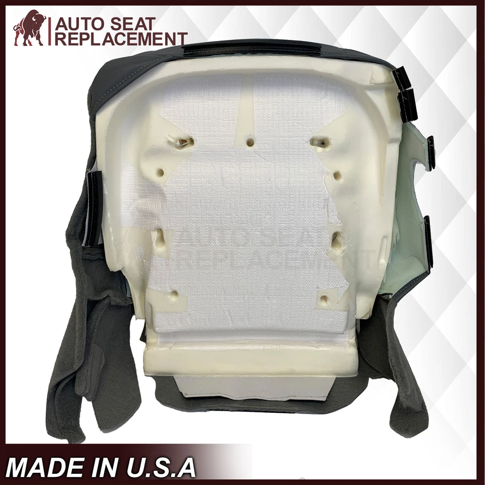 F250 F350 F450 XL WT 2011-2016 parte inferior del conductor en gris cubierta de asiento y cojín de espuma Foto 4 de 4