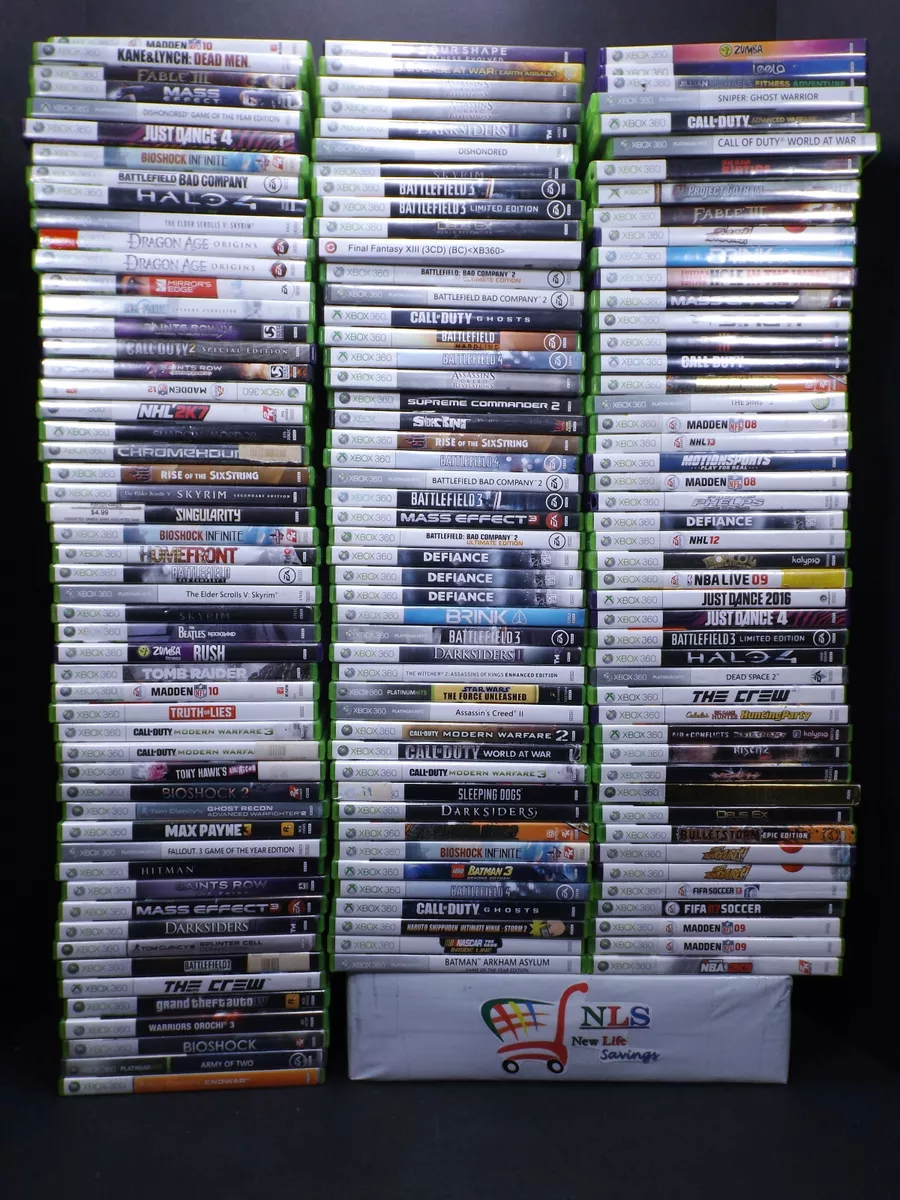 Xbox 360 Lot - Pick and Choose Xbox 360 Games! All Complete In Box