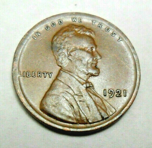 1921 P Lincoln Wheat Cent / Penny AVE CIRCULATED **FREE SHIPPING**