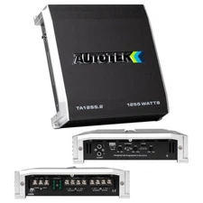 2Channel Speaker 1200w Amplifier Compact Amp Power Car Stereo boat rzr atv