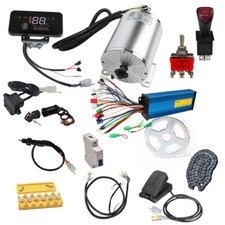 72V 3000W Brushless Motor Pedal Wiring Display for E-bike Go Cart 4 Wheeler Golf
