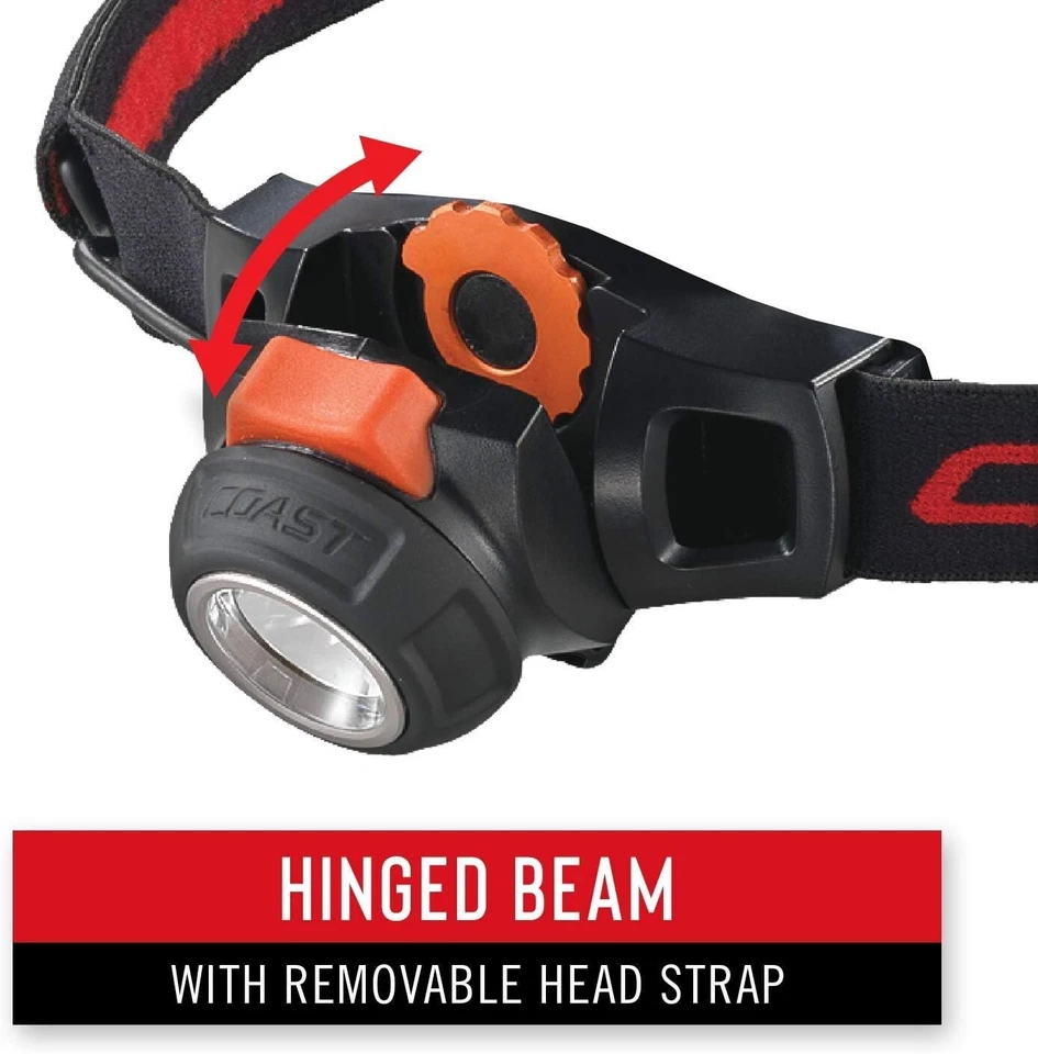 LINTERNAS LED COAST 250 Lúmenes 95m Alcance 2 Modos Enfoque Recargable HL7R - Imagen 4 de 4