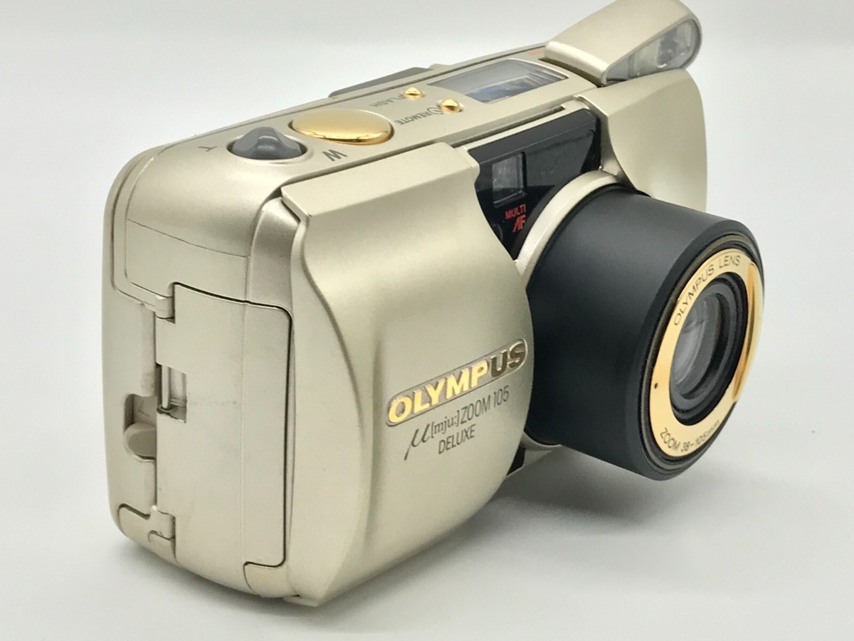 OLYMPUS μ [mju:] ZOOM 105 DELUXE　＃3122 Olympus Mju Zoom 105 DLX 35mm Point&Shoot Film Camera | eBay