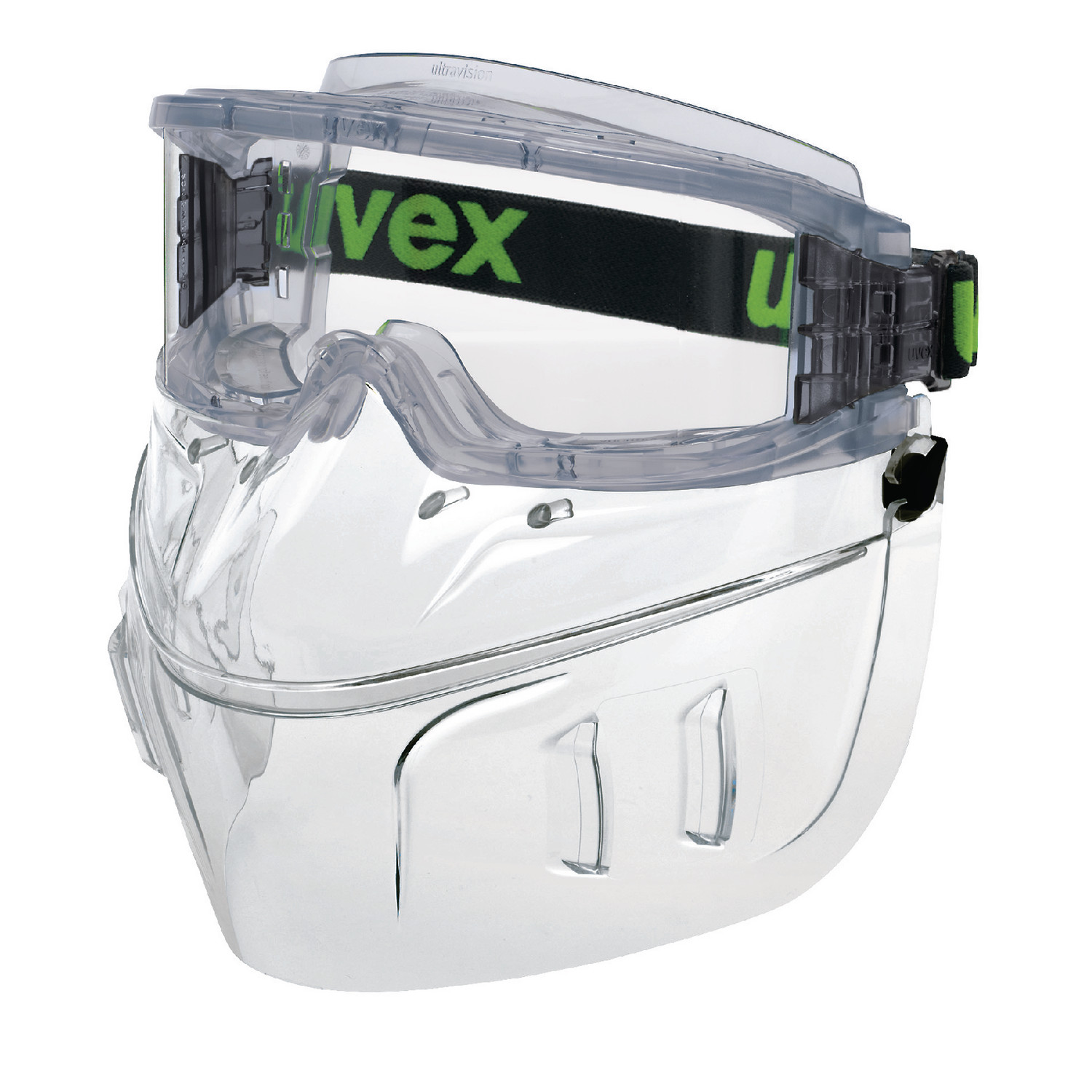 uvex ultravision faceguard Vollsicht-Brille mit Mundschutz Arbeit Augen-Schutz