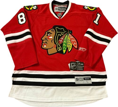 MARIAN HOSSA SIGNED CHICAGO BLACKHAWKS REEBOK JERSEY BECKETT BAS COA BP70105 - Picture 4 of 5