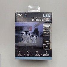 Meil LED Lights Micro String 12' 36 Count White Decoration Mood Accent Highlight