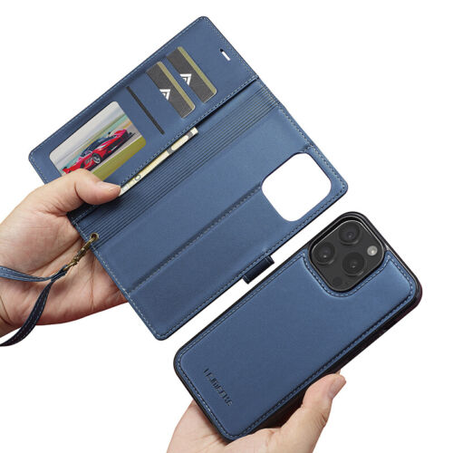 For Samsung A56 A36 A16 A55 A54 Removable Luxury Leather Wallet Card Case Cover - Picture 5 of 35