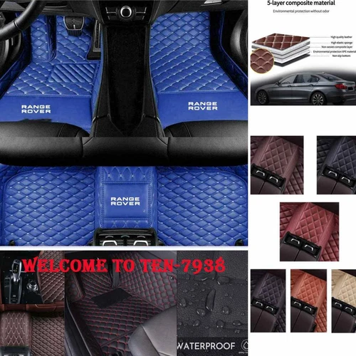 For Land Rover Range Rover Car Floor Mats All Weather Custom Auto Carpet Liners - Imagen 14 de 40