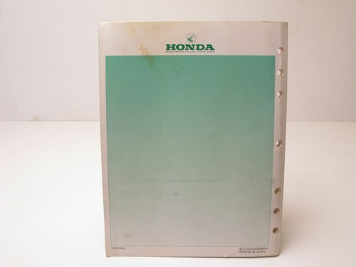 1988 88 Honda NX250 NX 250 Manual del taller de reparación de servicio Libro del distribuidor 61KW300 OEM - Imagen 3 de 8