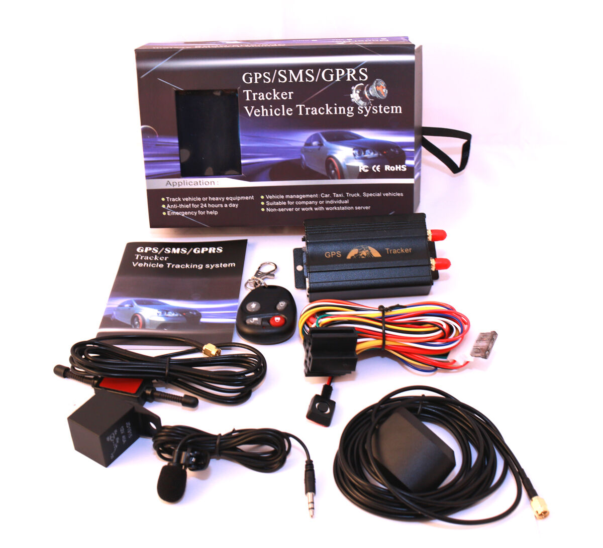 ressource Ubarmhjertig lette Coban Vehicle gps Tracker tk103b GPS/GSM/GPRS Vehicle Car Tracker System  TK103B | eBay