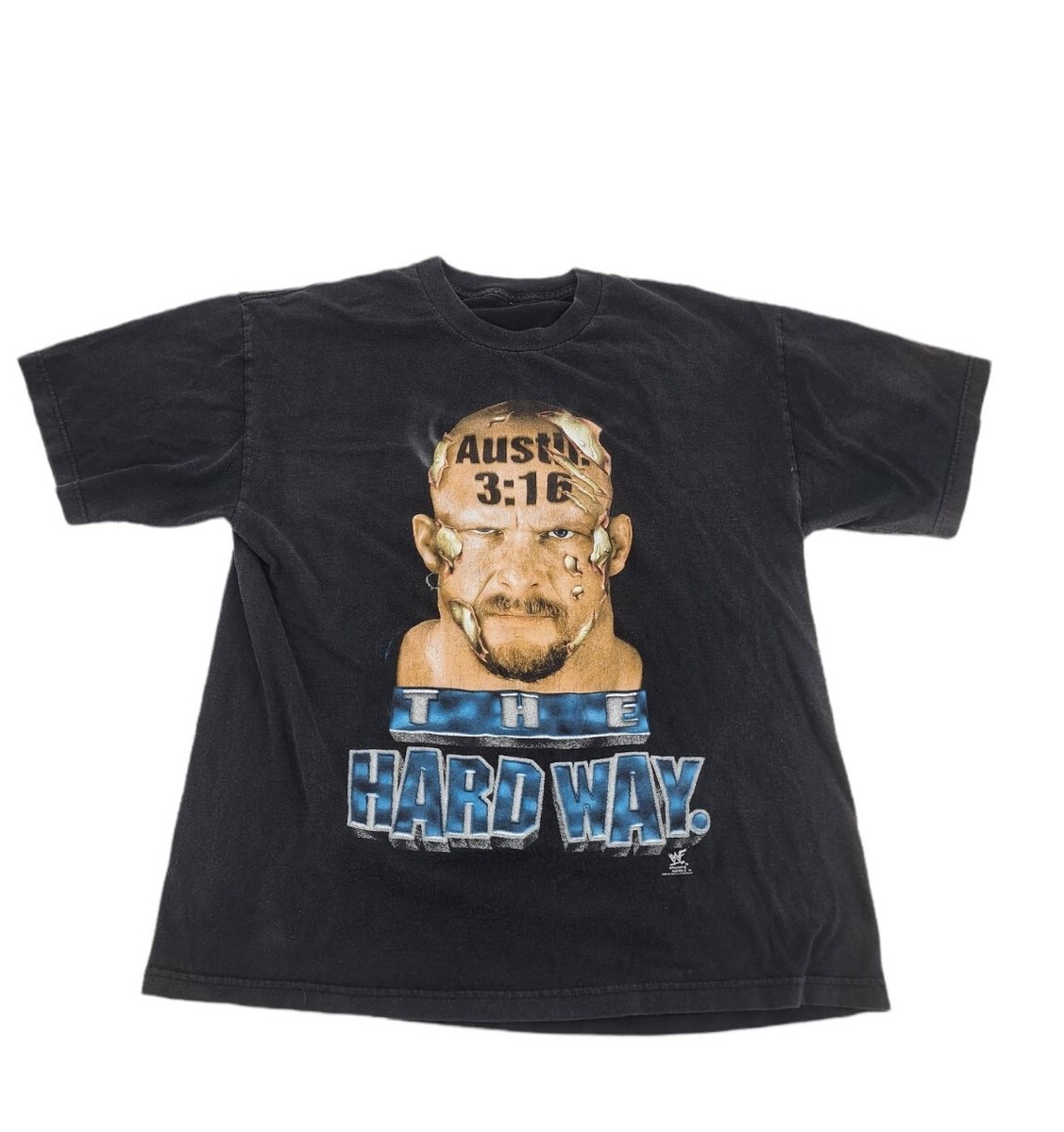 Vtg WWF 1998 Stone Cold Steve Austin 3:16 The Hard Way Other Side