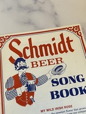 Vintage Schmidt Beer Song Book Pamphlet Bar 1...