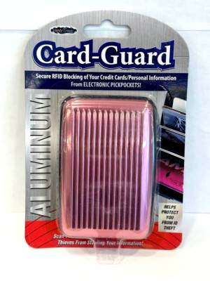 CARD-GUARD - Secure RFID Blocking Of Your Credit Cards/Personal ...