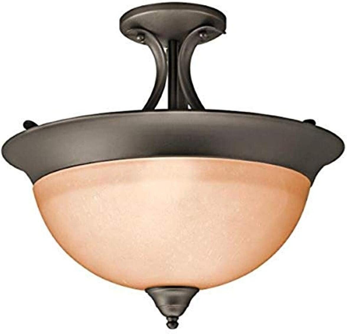 Kichler 3623OZ - Dover Semi-Flush 3-Light, Olde Bronze Fixture