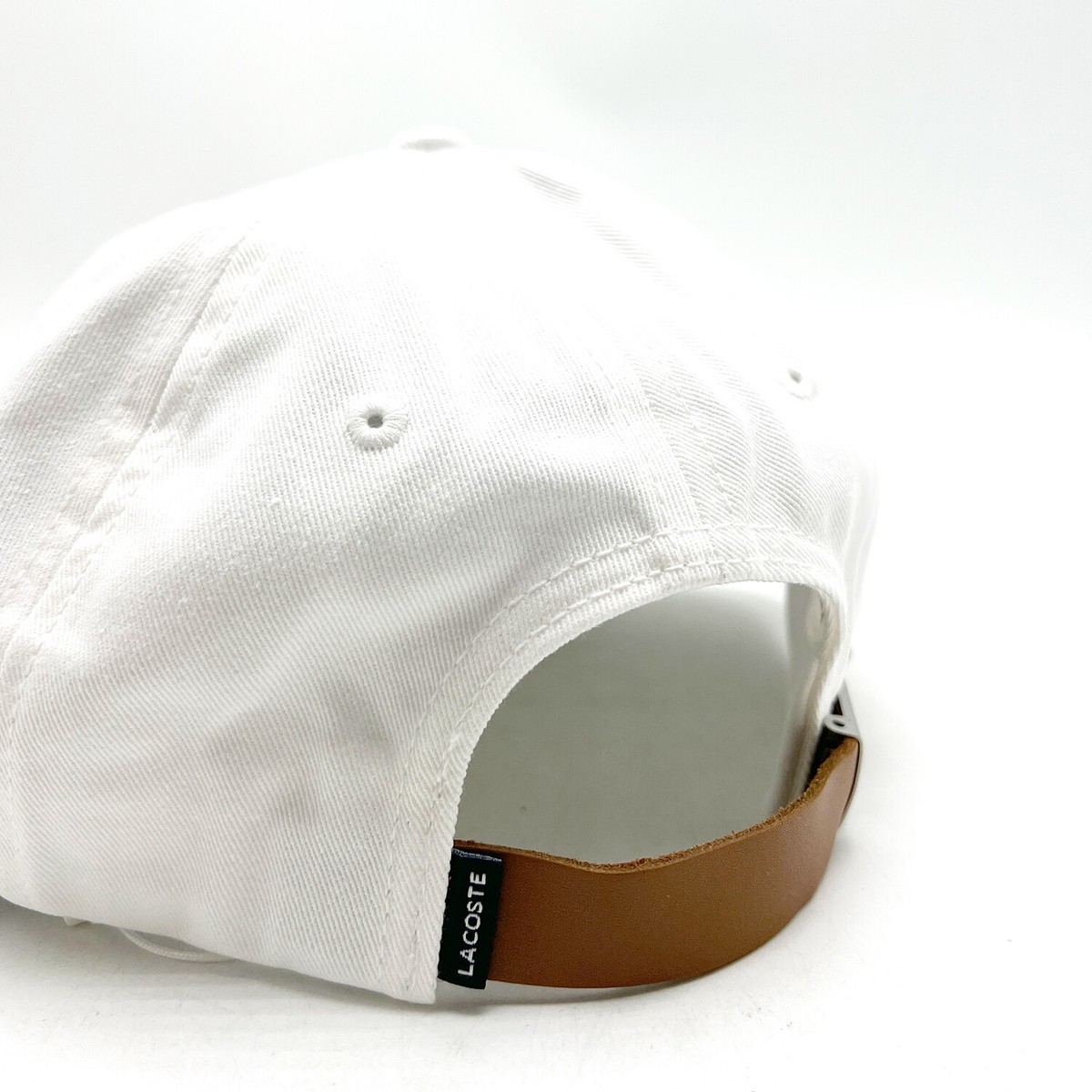 ジョコビッチ　LACOSTE ホワイトキャップ ONE SIZE ジョコビッチ LACOSTE ホワイトキャップ ONE SIZE