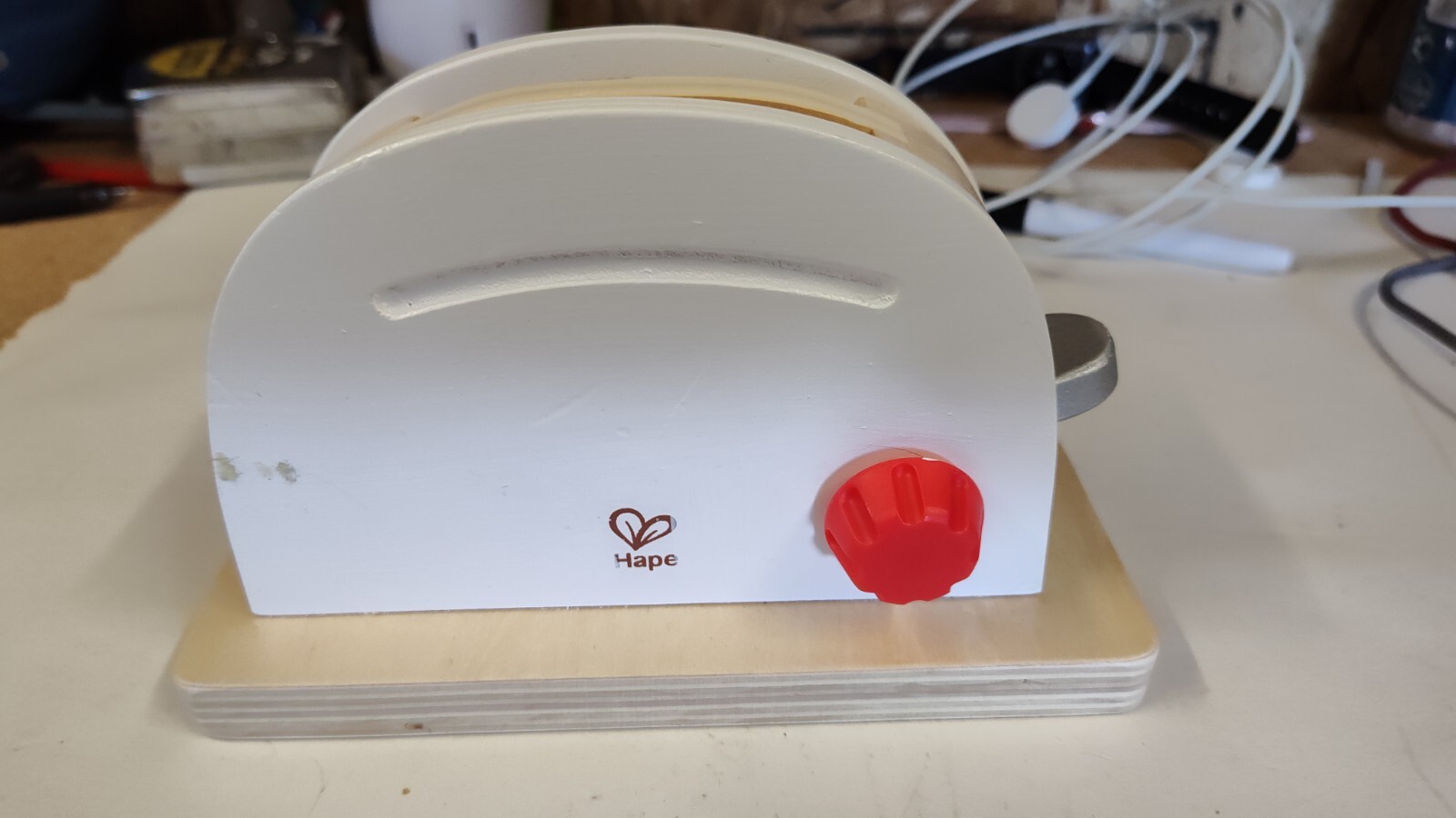 Hape International  Germany , Wood Toaster Toy Kitchen Gentl