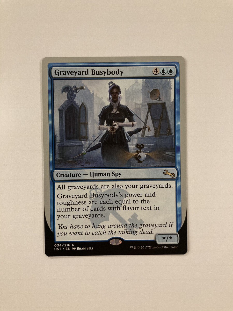 MTG Unstable Graveyard Busybody 34/216 | eBay