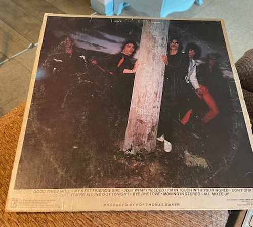 The Cars Self Titled Vinyl Record LP - Picture 3 of 3