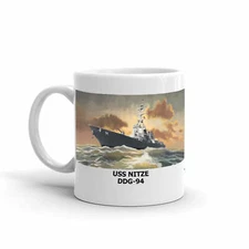 Navy Emporium USS Nitze DDG-94 Coffee Cup Mug