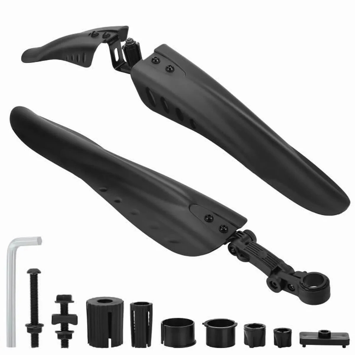 Garde-boue Vélo 3 Pièces - Universel Avant/arrière, En PP, Antidérapant, Pour VTT, Gravel, Fat Bike