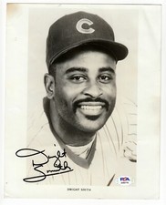 DWIGHT SMITH MLB Baseball Chicago Cubs Autographed 8x10