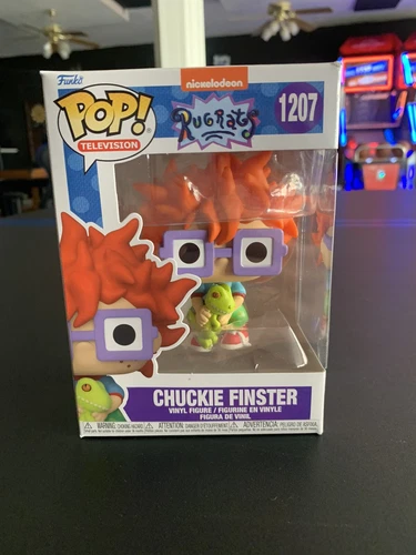 Funko Pop Television 90's Nickelodeon Rugrats Chuckie Finster w/ Reptar #1207