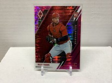 2022 Panini Chronicles Phoenix Pink Pulsar Riley Adams Rookie Nationals #14