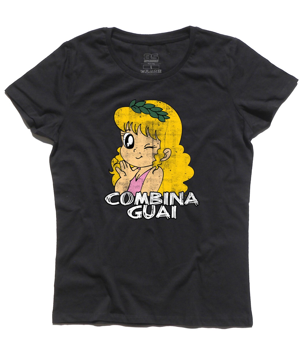 T-shirt Pollon Combina Guai Amica De Éros Olympe De Zeus – Animé âge 80 – Manches Courtes – Moyen – Neuf Avec étiquettes
