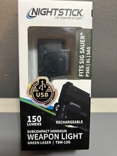 NightStick Subcompact Weapon Light w/Green Laser Fits Sig P365/XL/SAS TSM-13G