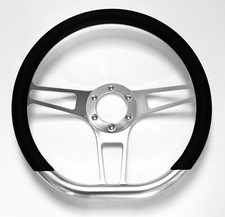14 Sector D Steering Wheel Comes Machined Aluminum With Black Leather Finish