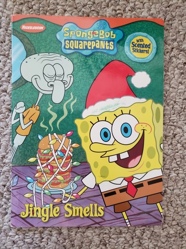 Vintage Spongebob Coloring Book with Stickers "Jingle Smells" | eBay