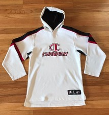 vintage Champion USA Hockey Hoodie youth sz Large 14-16 Rare Embroidered
