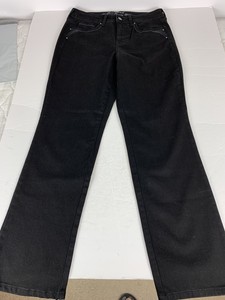 gloria vanderbilt all around slimming effect black pants