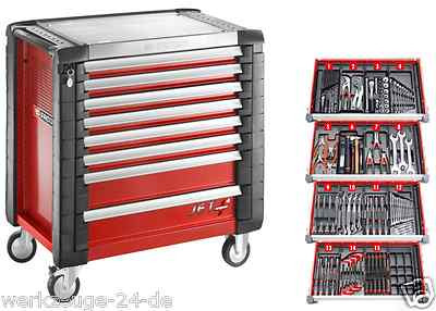 FACOM Breiter XL Werkstattwagen 8 Schubfächer mit Werkzeuge 16  