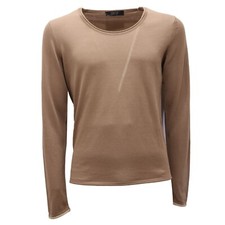 6672AL men's sweater VNECK man sweater brown