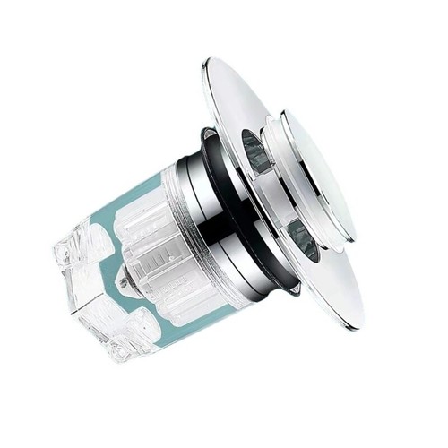 New Bathroom Sink Drain Stopper PopUp Drain Filter Prevent Clogging Deodorizer - Picture 6 of 8