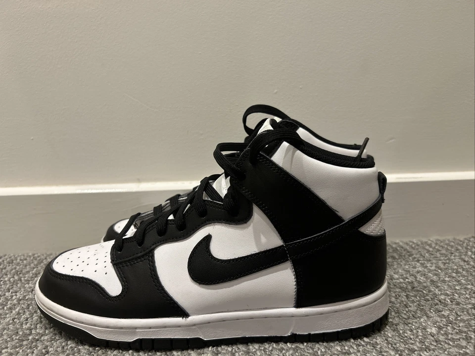 Size 8.5 - Nike Dunk High Black White, photo 1 of 4